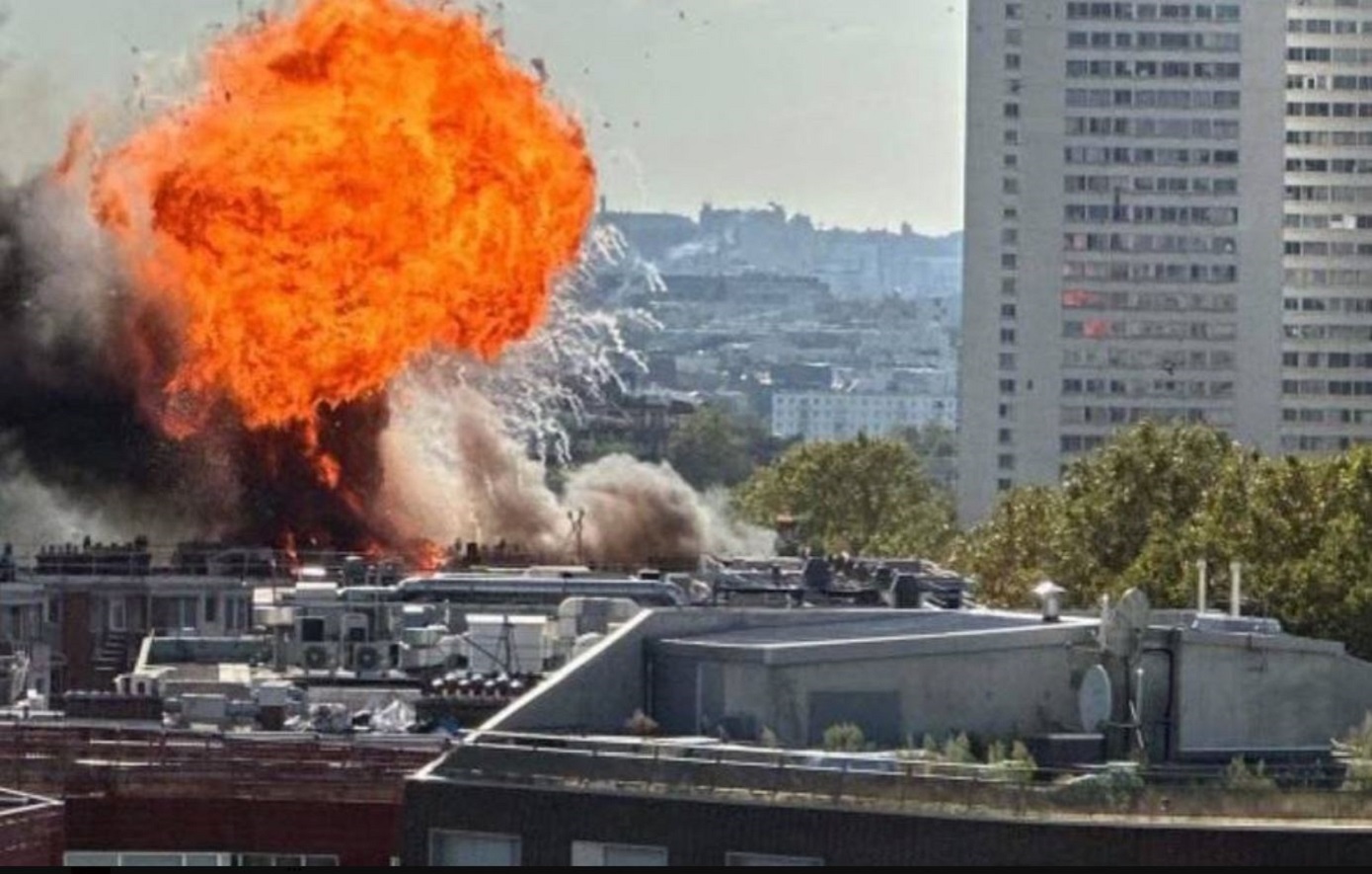 Μεγάλες εκρήξεις σε πολυώροφο κτίριο στο Παρίσι – Φιάλες υγραερίου προκάλεσαν εικόνες που θυμίζουν βομβαρδισμό