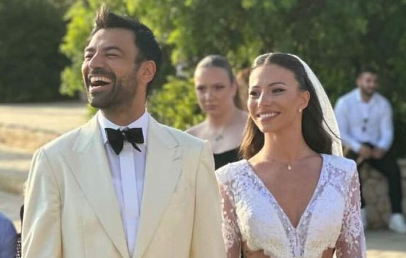 O Αντρέας Γεωργίου παντρεύτηκε την Σιμώνη Χριστοδούλου – Δείτε φωτογραφίες και βίντεο