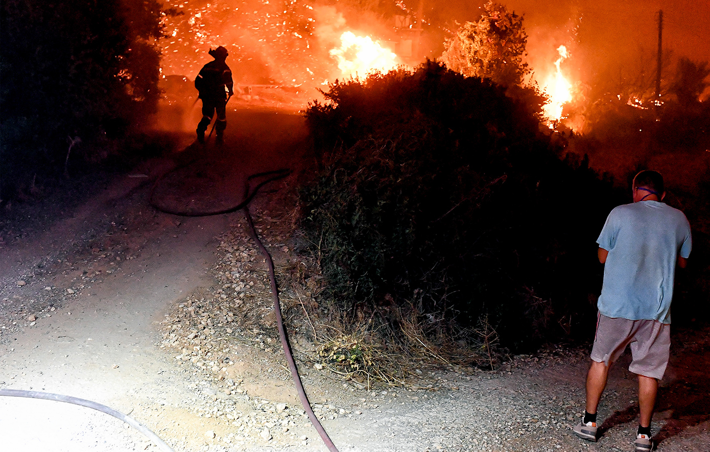 Φωτιά σε χωματερή στο Μαντούδι Ευβοίας &#8211; Άμεση η επέμβαση της πυροσβεστικής