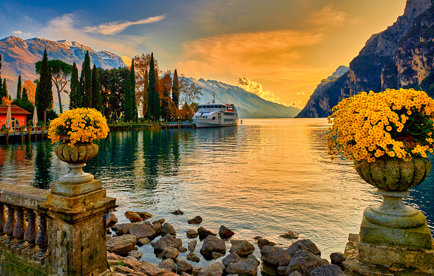 Λίμνη Garda Ιταλία Λίμνη Garda Ιταλία