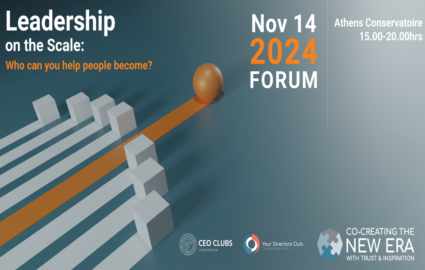 CEO Clubs Greece Forum: Η εκθετική ηγεσία στην καρδιά της μακροπρόθεσμης επιχειρηματικής ανάπτυξης