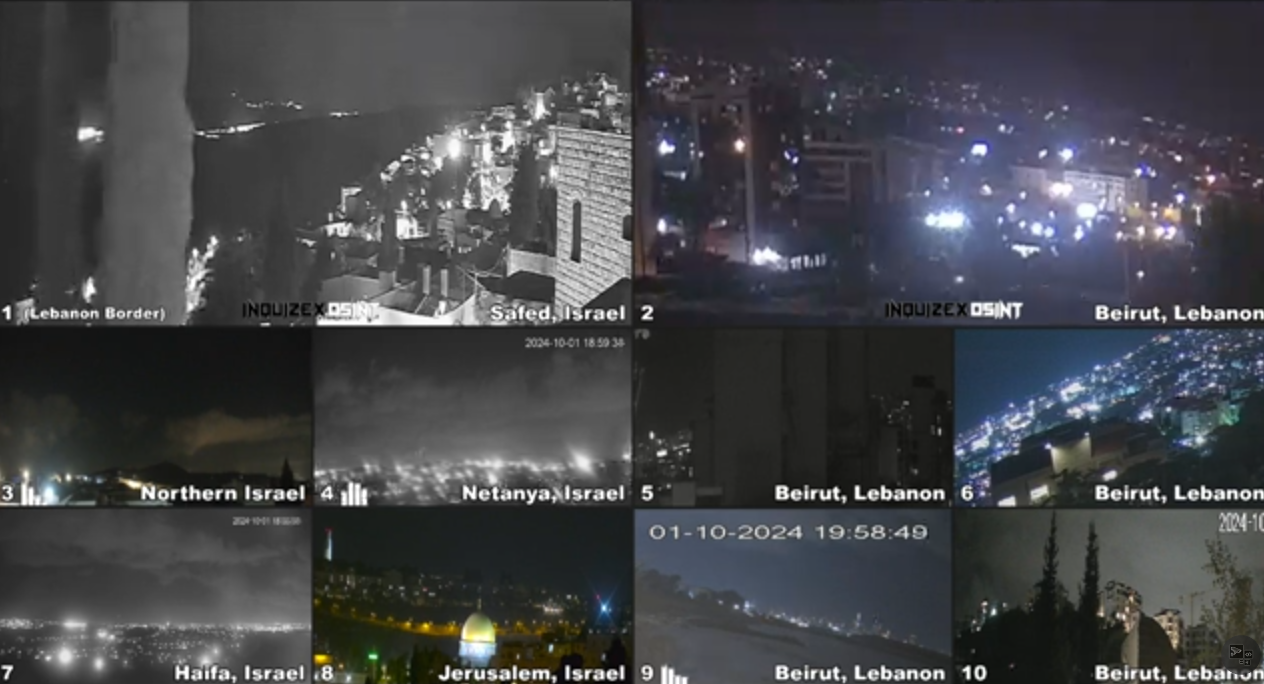 «Φωτιά» στη Μέση Ανατολή – Δείτε live εικόνα από Ισραήλ, Λίβανο και Γάζα