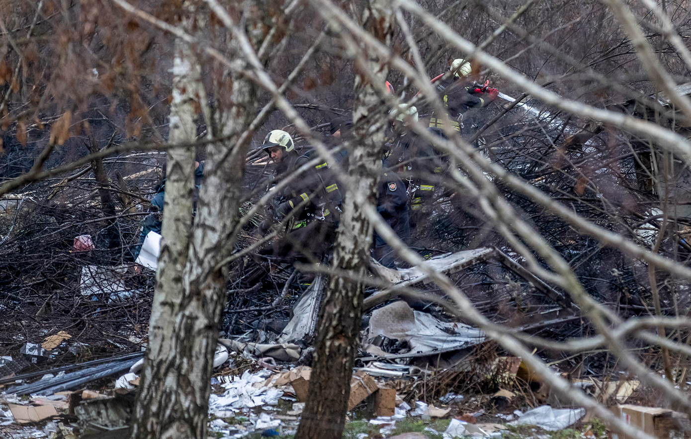 Πτώση αεροπλάνου της DHL κοντά στο αεροδρόμιο του Βίλνιους Πτώση αεροπλάνου της DHL κοντά στο αεροδρόμιο του Βίλνιους