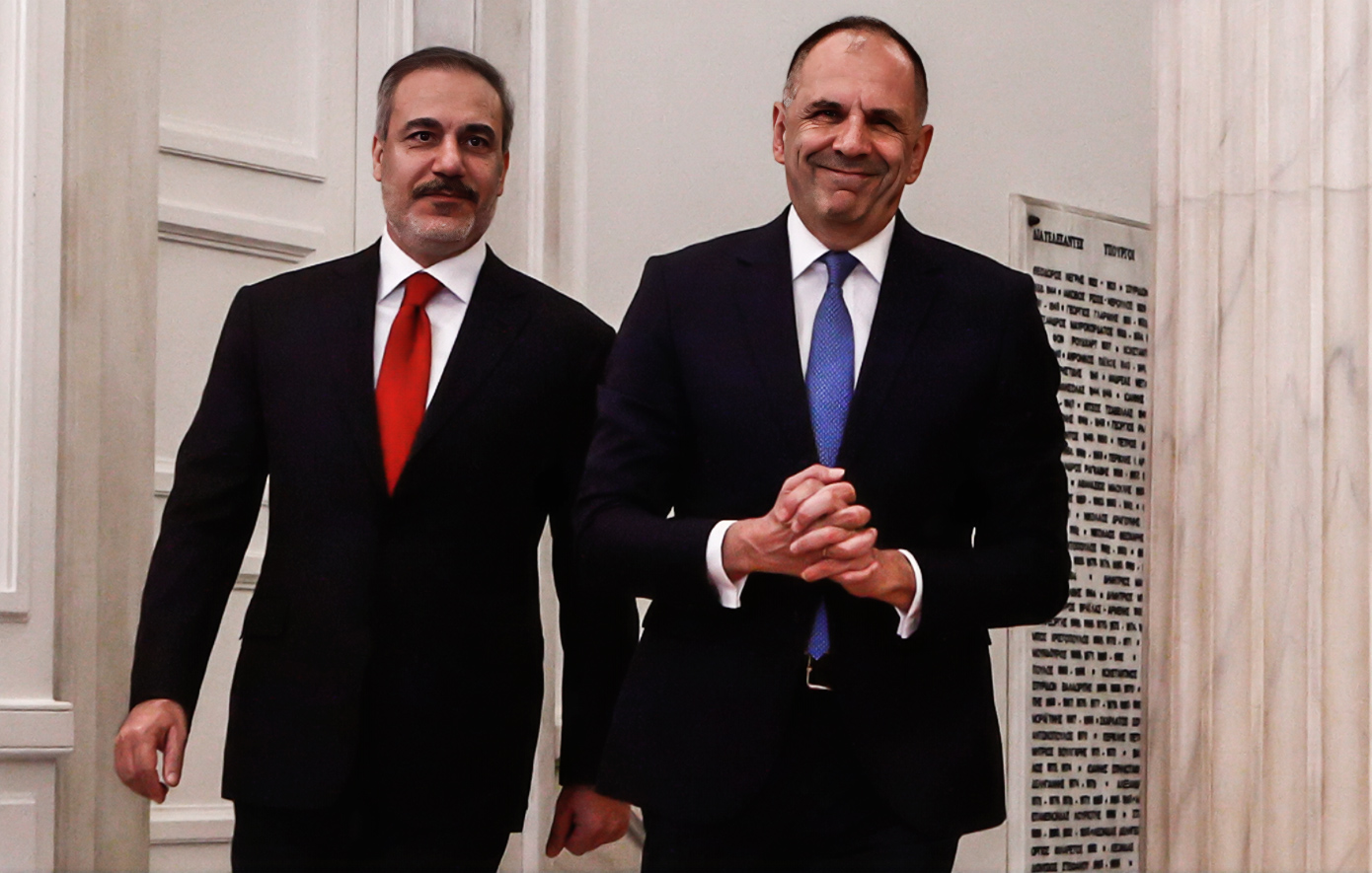 Σε εξέλιξη η κρίσιμη συνάντηση Γεραπετρίτη-Φιντάν στην Αθήνα Σε εξέλιξη η κρίσιμη συνάντηση Γεραπετρίτη-Φιντάν στην Αθήνα