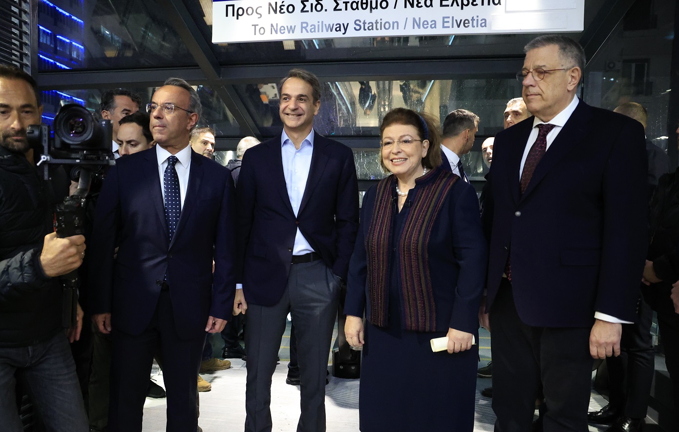 Κυριάκος Μητσοτάκης από τον σταθμό «Βενιζέλος»: Έγινε τεράστια προσπάθεια, ώστε η πόλη να έχει και αρχαία και μετρό