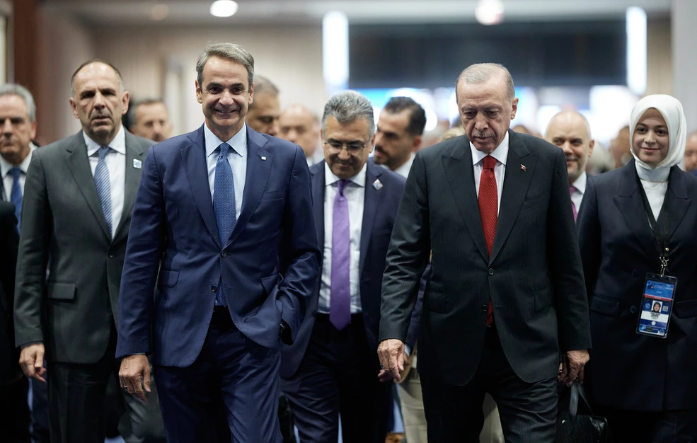 Τηλεφωνική επικοινωνία Κυριάκου Μητσοτάκη με τον Ρετζέπ Ταγίπ Ερντογάν