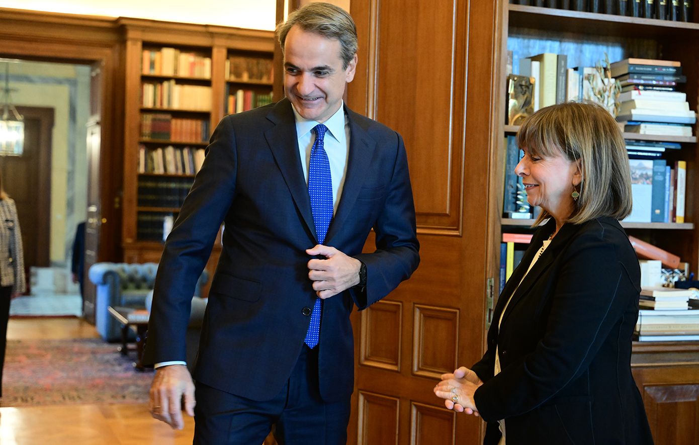 Κυριάκος Μητσοτάκης - Κατερίνα Σακελλαροπούλου