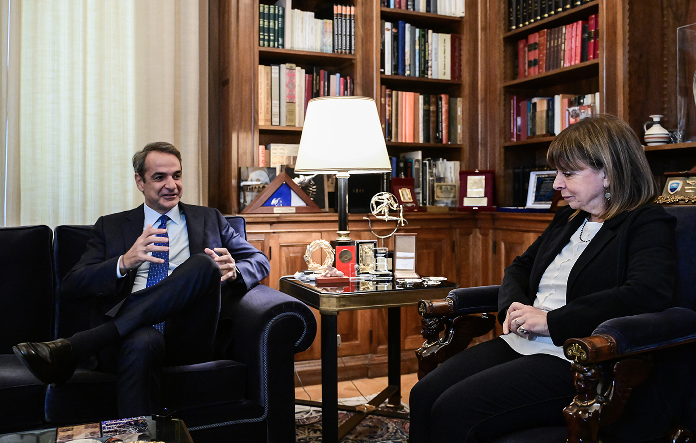 Κυριάκος Μητσοτάκης - Κατερίνα Σακελλαροπούλου