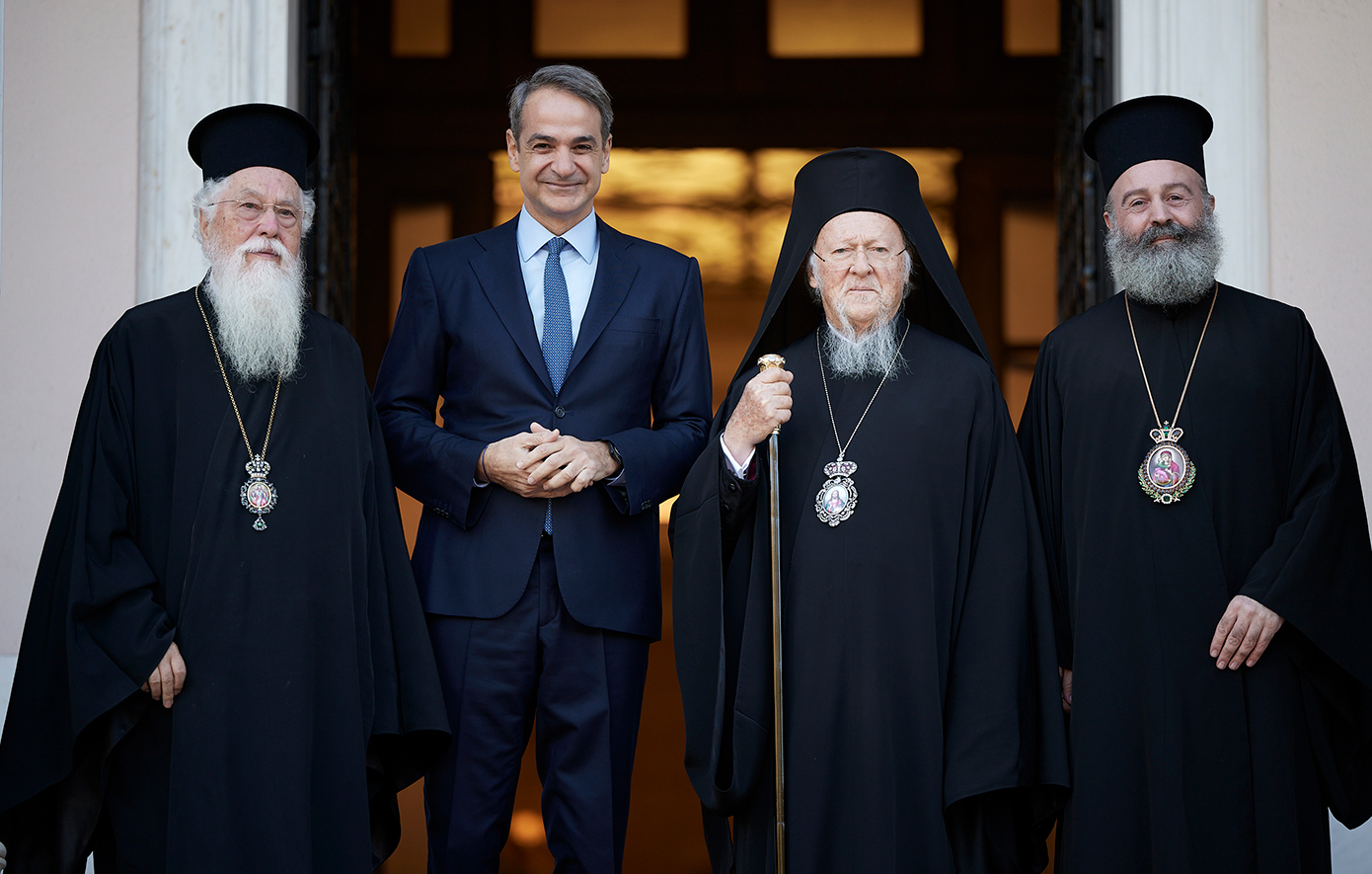 Συνάντηση του Κυριάκου Μητσοτάκη με τον Οικουμενικό Πατριάρχη Βαρθολομαίο την Πέμπτη στο Μαξίμου