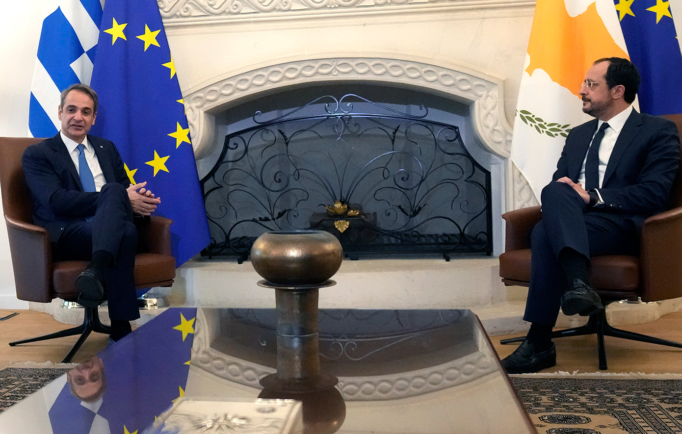 Κυριάκος Μητσοτάκης - Νίκος Χριστοδουλίδης Κυριάκος Μητσοτάκης - Νίκος Χριστοδουλίδης