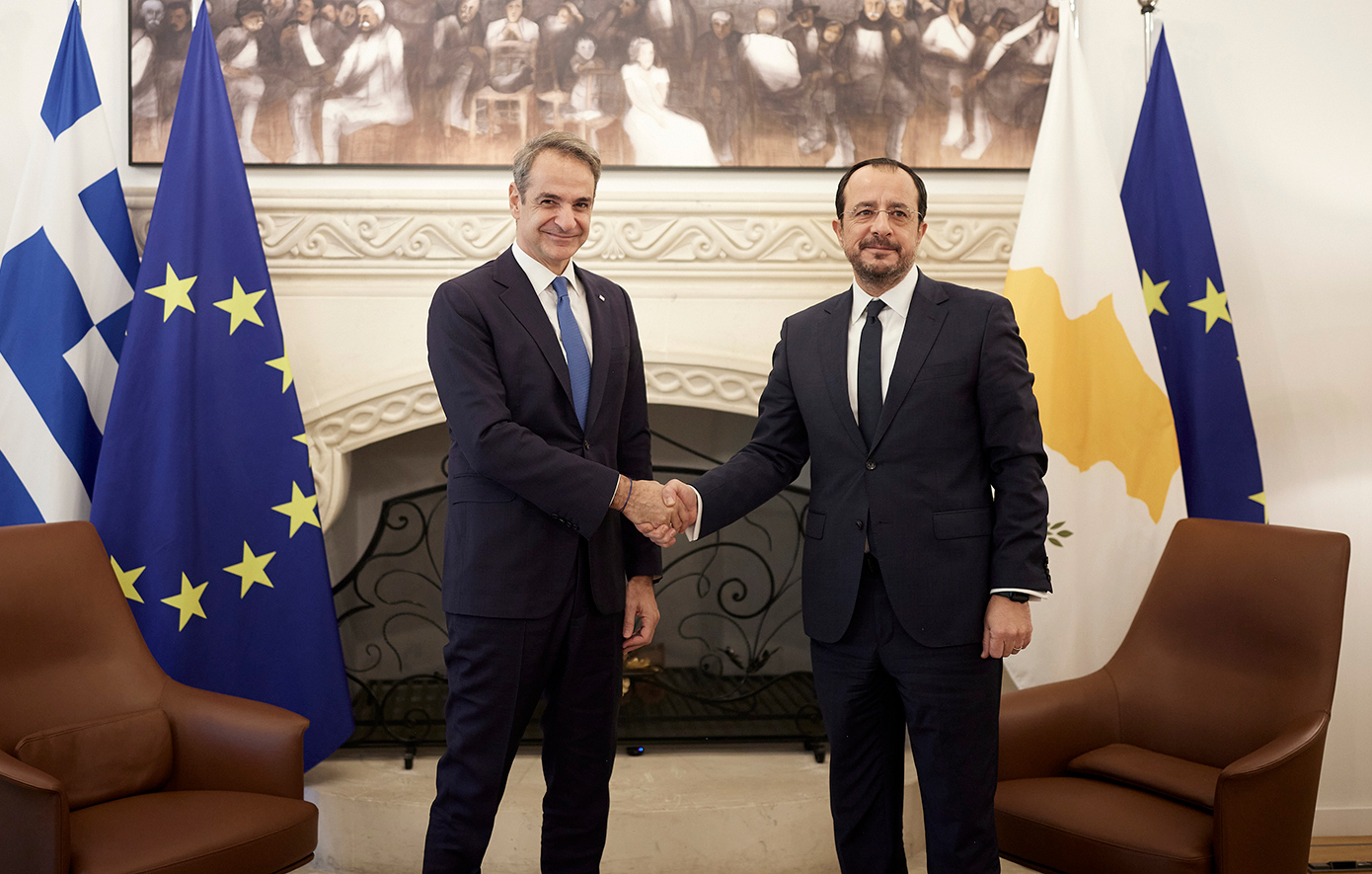 Κυριάκος Μητσοτάκης - Νίκος Χριστοδουλίδης Κυριάκος Μητσοτάκης - Νίκος Χριστοδουλίδης