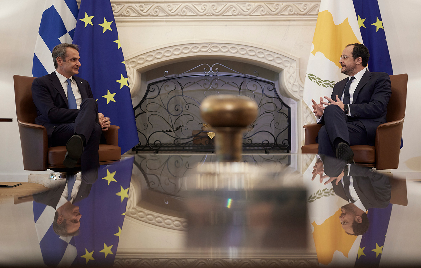 Κυριάκος Μητσοτάκης - Νίκος Χριστοδουλίδης Κυριάκος Μητσοτάκης - Νίκος Χριστοδουλίδης