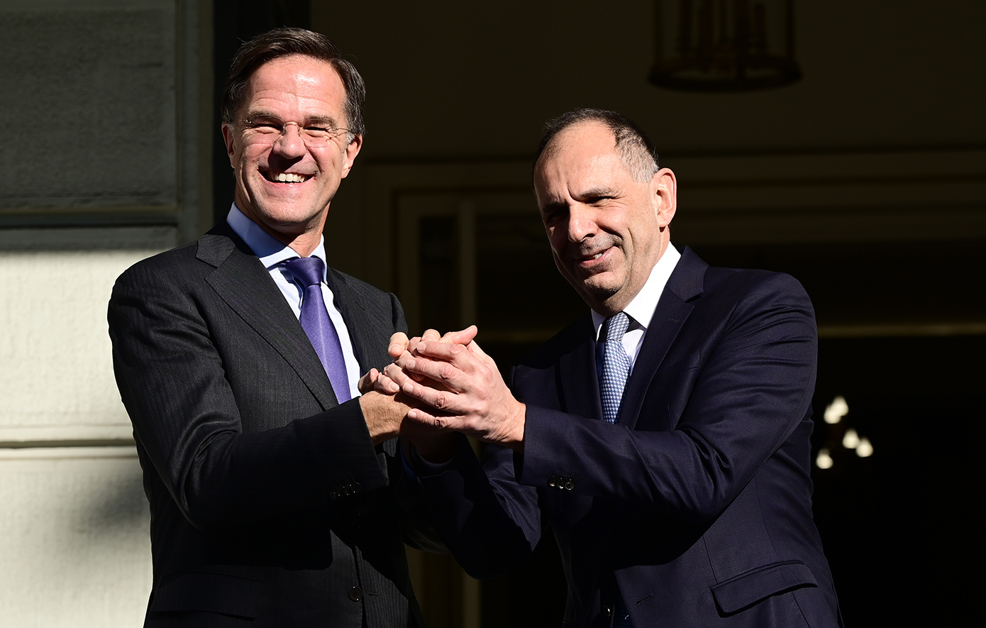 Ο Μαρκ Ρούτε είχε συνάντηση και με τον υπουργό Εξωτερικών, Γιώργο Γεραπετρίτη Ο Μαρκ Ρούτε είχε συνάντηση και με τον υπουργό Εξωτερικών, Γιώργο Γεραπετρίτη