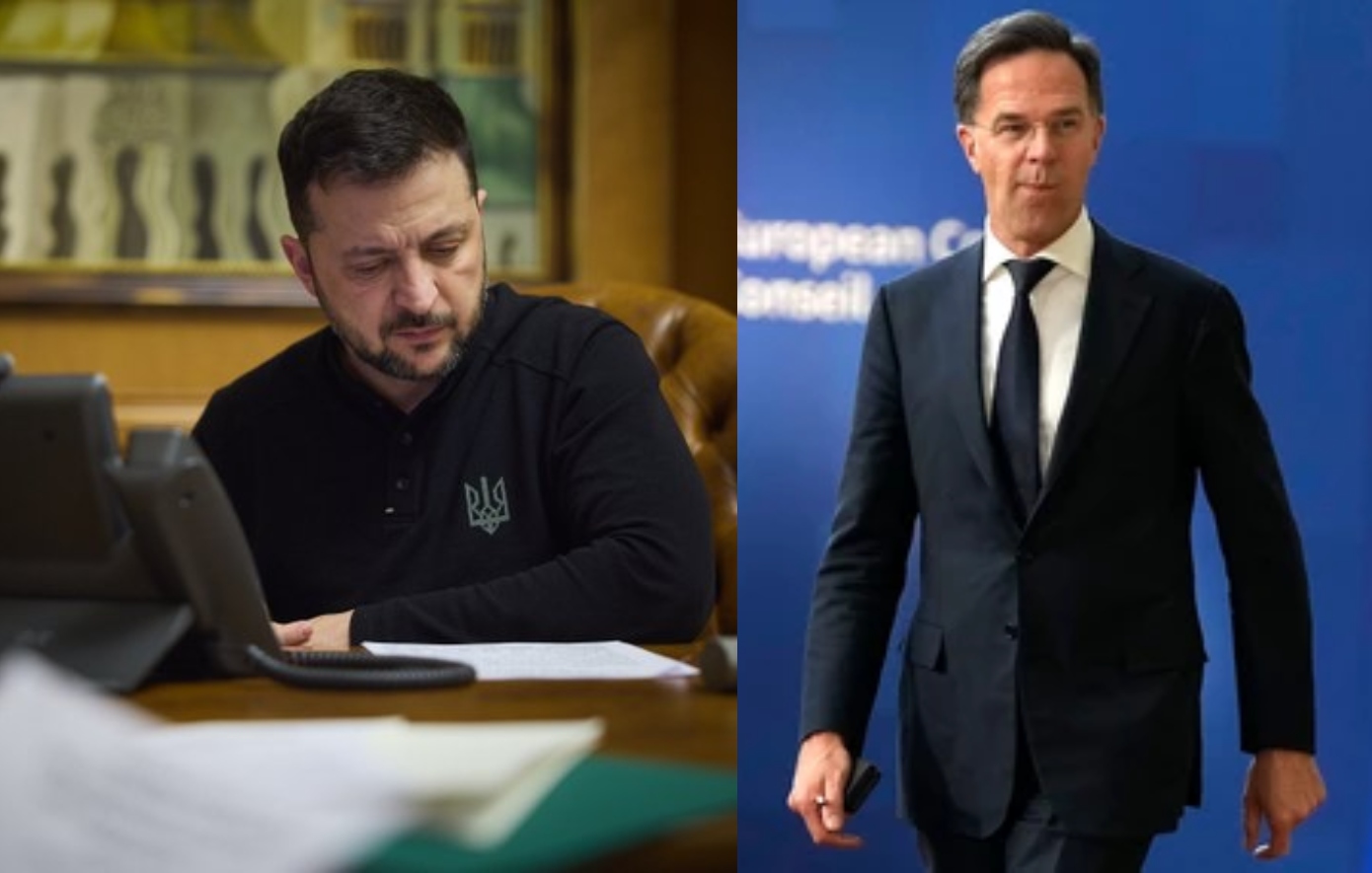 Επικοινωνία Ρούτε – Ζελένσκι: «Συζητήσαμε την επείγουσα ανάγκη ενίσχυσης της αντιαεροπορικής άμυνας» δήλωσε ο ουκρανός πρόεδρος