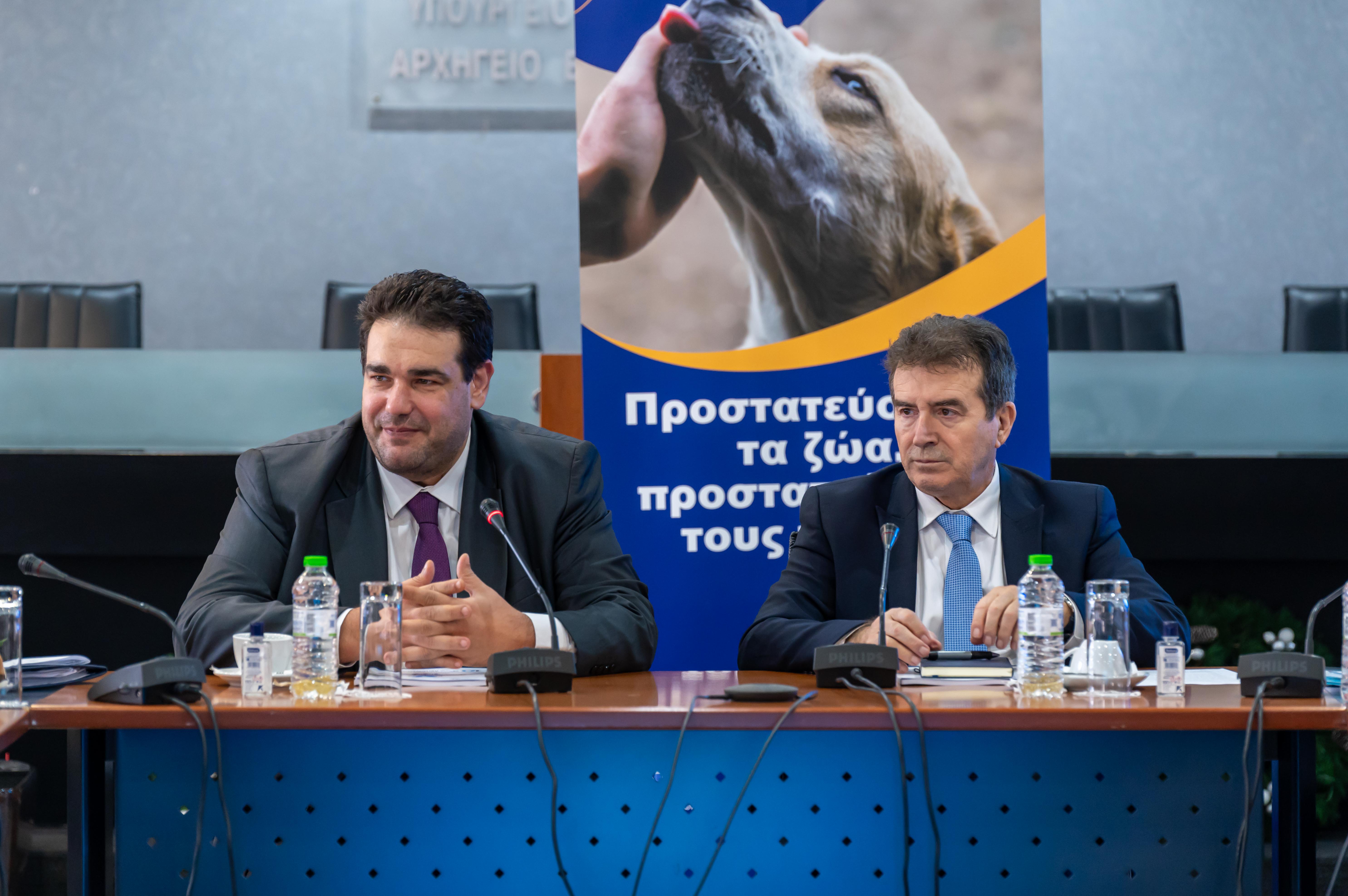 Υπογραφή Μνημονίου Συναντίληψης μεταξύ των υπουργείων Εσωτερικών και Προστασίας του Πολίτη, για την προστασία των ζώων συντροφιάς