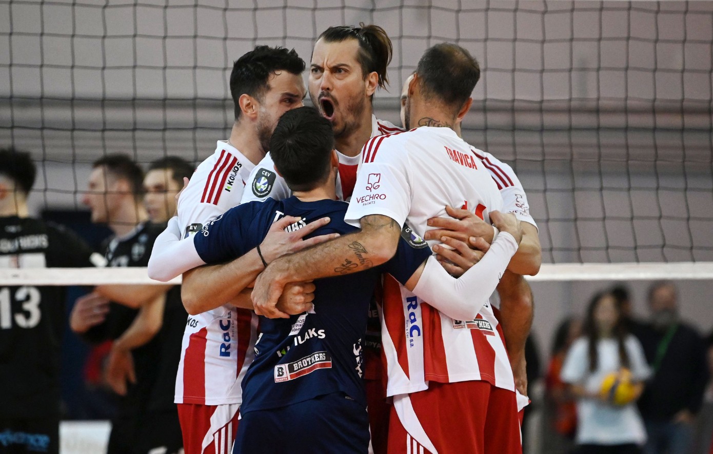 Ολυμπιακός – ΠΑΟΚ 3-0: Κόκκινο το Λιγκ Καπ του βόλεϊ