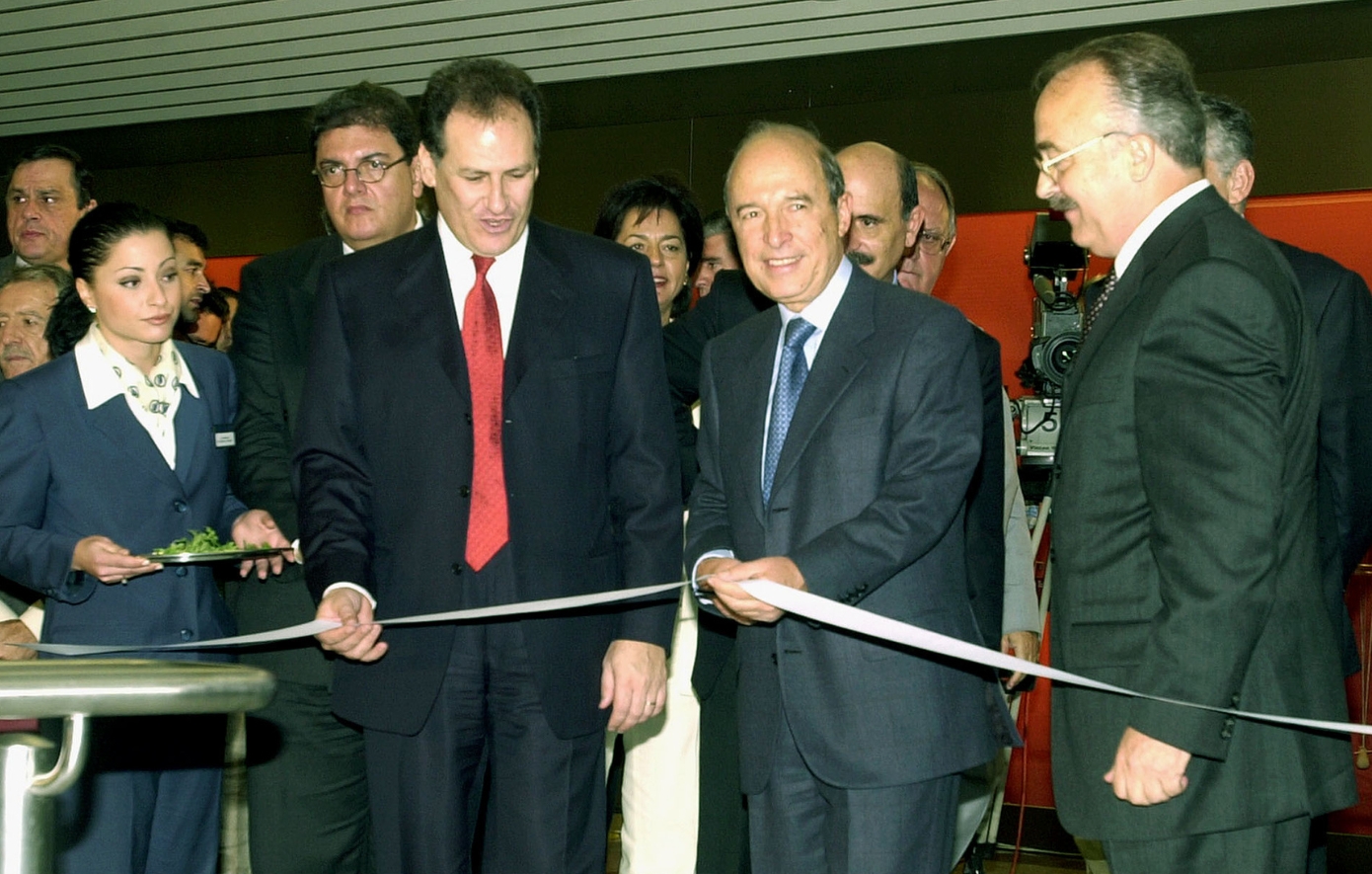 εγκαίνια Μετρό Αθήνας 2000
