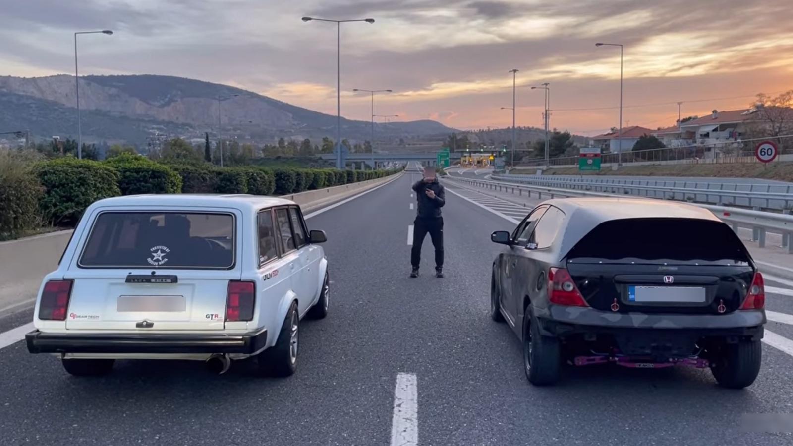 Στο Αυτόφωρο πέντε άτομα για παράνομους αγώνες ταχύτητας στο Μεσολόγγι