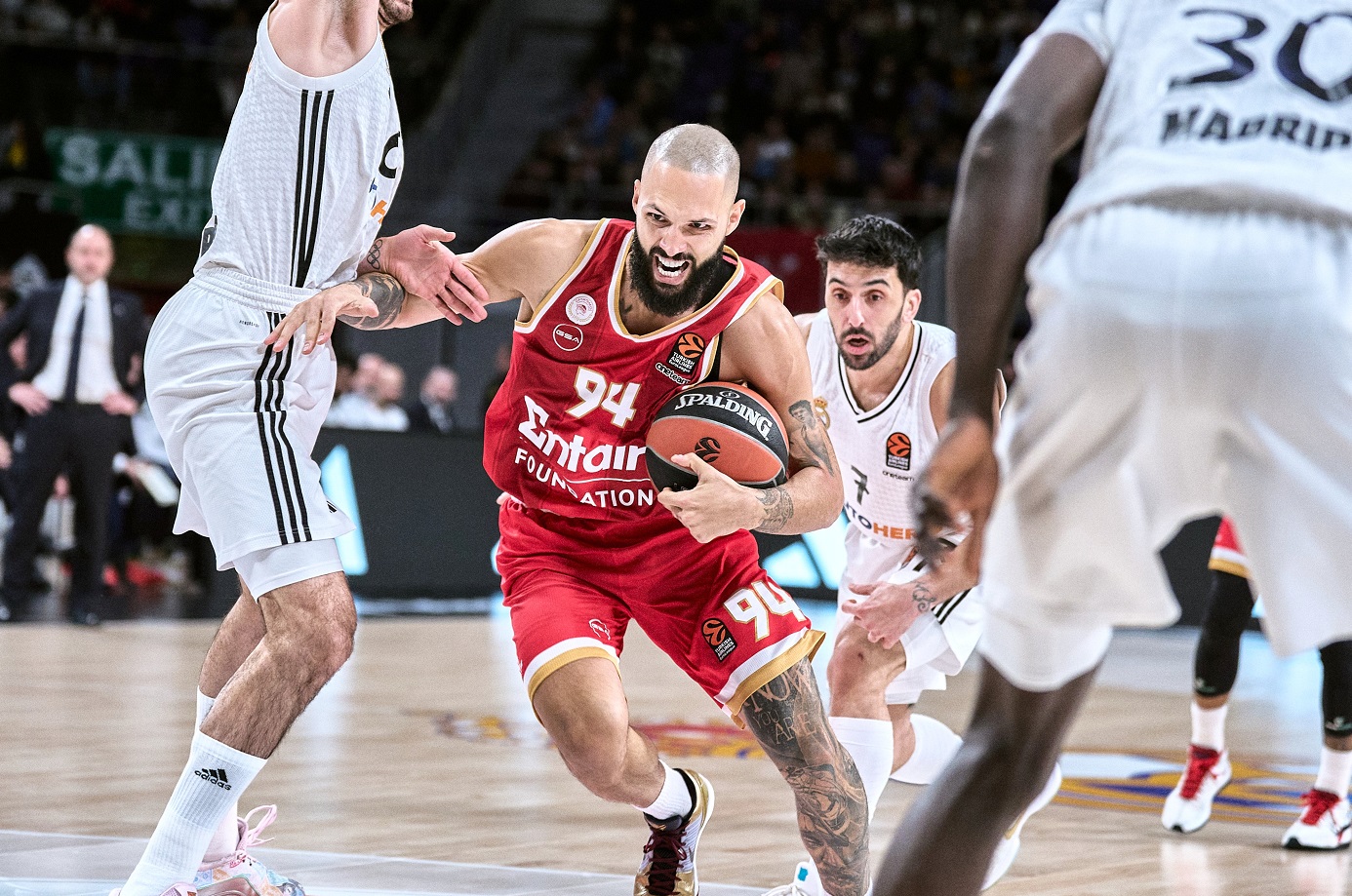 Ρεάλ &#8211; Ολυμπιακός 86-96: Μόνος πρώτος στην κορυφή της Euroleague με ρεσιτάλ Φουρνιέ
