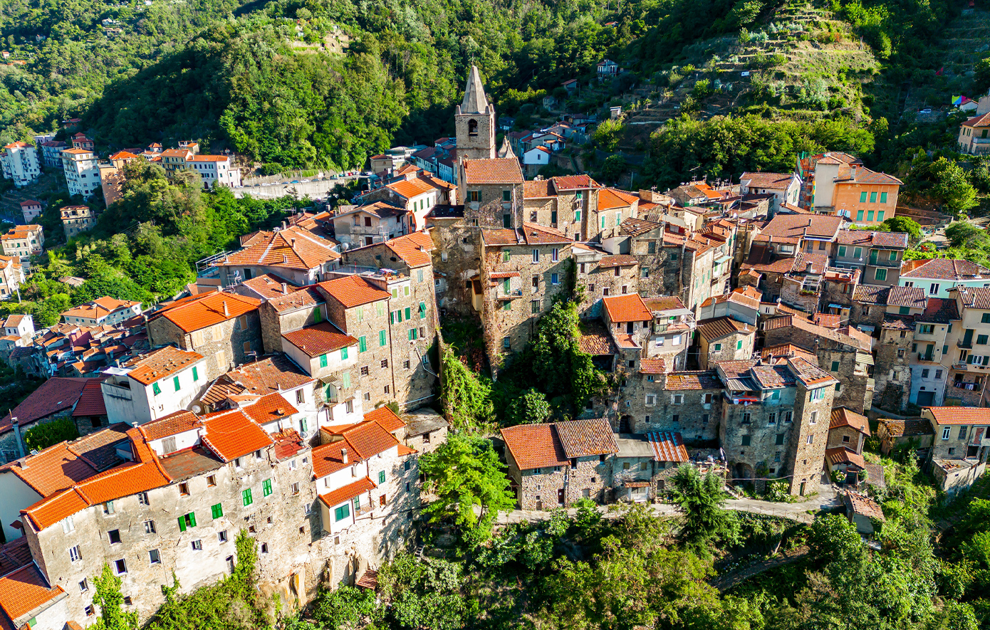 Γραφικό χωριό στην Ιταλία Γραφικό χωριό στην Ιταλία