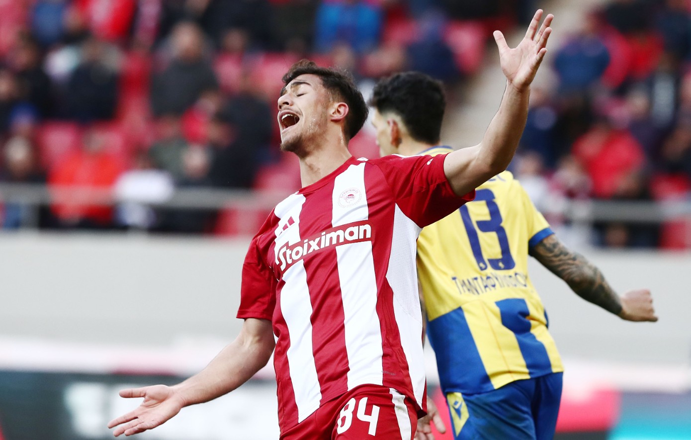 Ολυμπιακός – Αστέρας Τρίπολης 1-1: Δοκάρι, ευκαιρίες και τελικά γκέλα