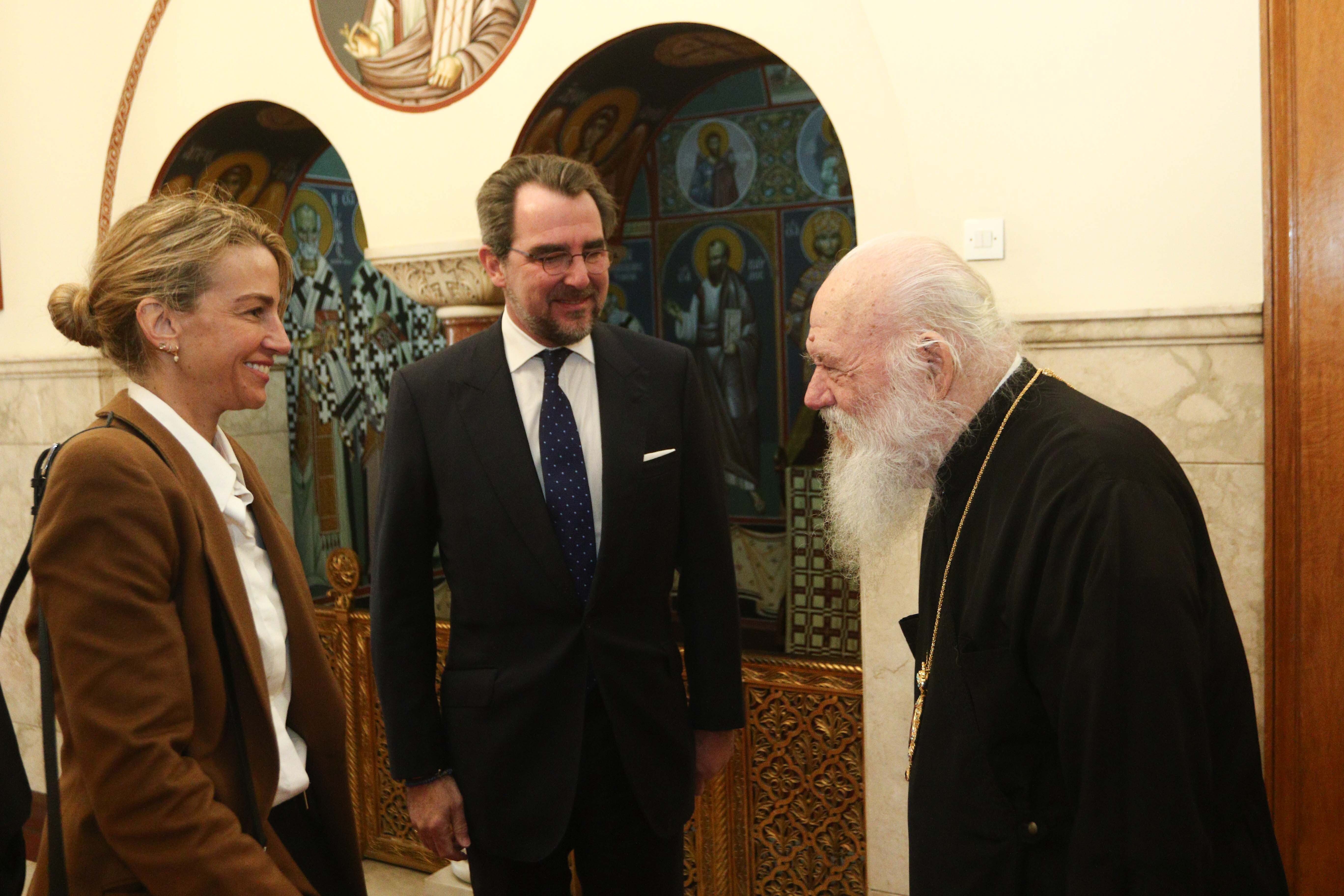 Νικόλαος Ντε Γκρες και Χρυσή Βαρδινογιάννη πήραν την ευλογία του Αρχιεπισκόπου λίγες μέρες πριν από τον γάμο τους