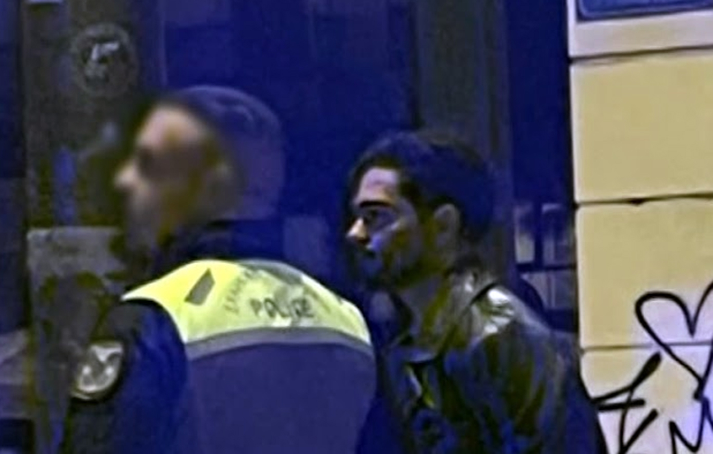 Η στιγμή της σύλληψης του Χρήστου Μάστορα στο μπλόκο για το αλκοτέστ – Δείτε τη φωτογραφία