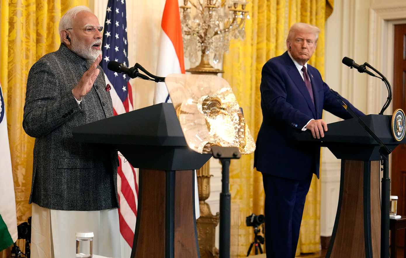 Ντόναλντ Τραμπ - Ναρέντρα Μόντι Ντόναλντ Τραμπ - Ναρέντρα Μόντι