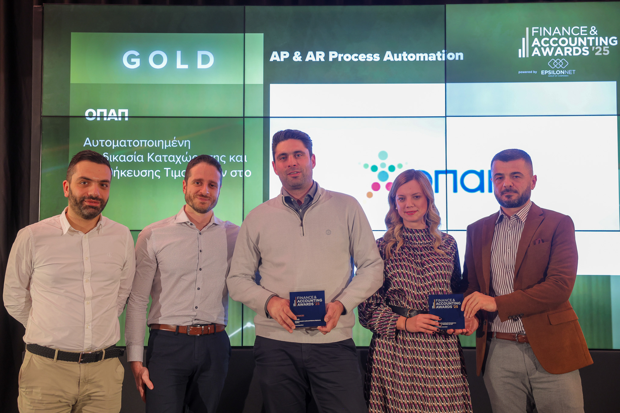Κορυφαίες διακρίσεις για τον ΟΠΑΠ στα Finance & Accounting Awards 2025