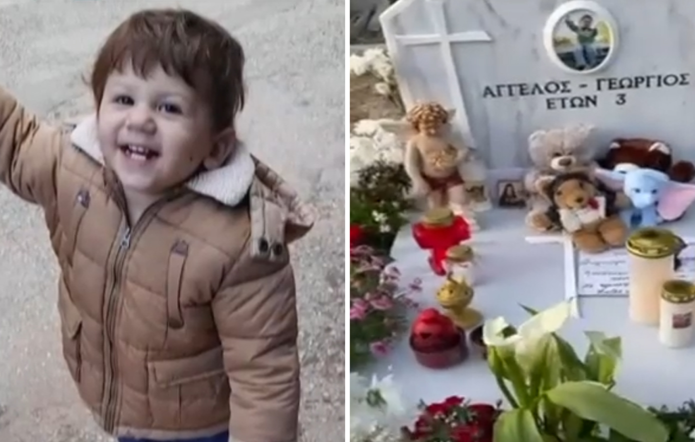 «Συγγνώμη που δεν σε σώσαμε»: Το συγκινητικό γράμμα στον τάφο του 3χρονου Άγγελου που δολοφονήθηκε στην Κρήτη