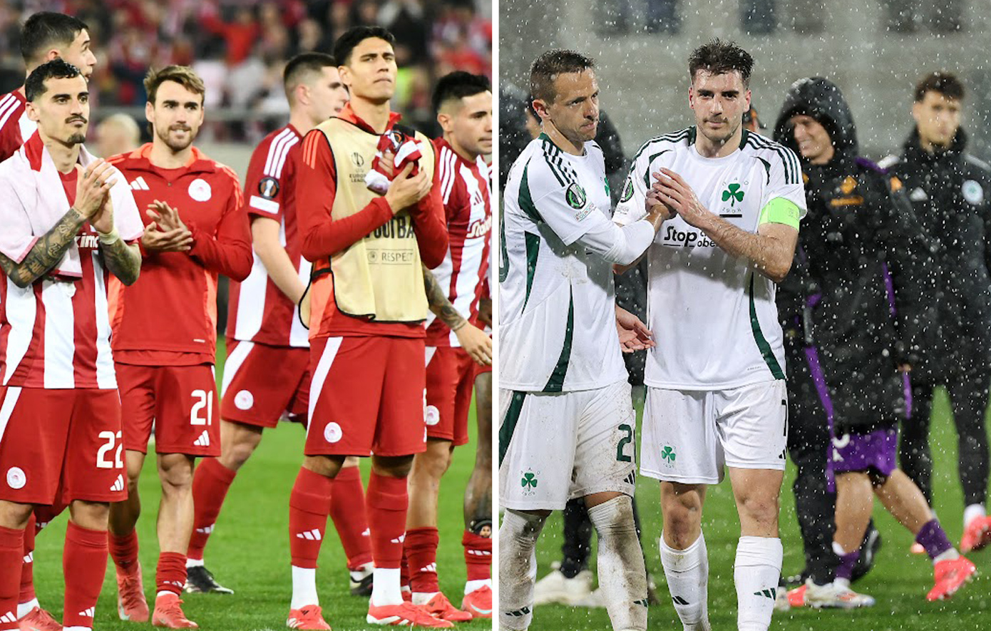 Η στατιστική ανάλυση των «αιωνίων» σε Europa και Conference League &#8211; Τι λένε οι αριθμοί για Ολυμπιακό και Παναθηναϊκό