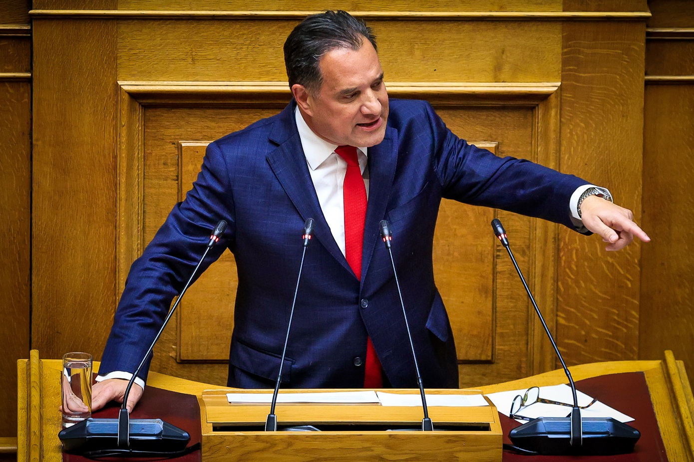Άδωνις Γεωργιάδης: «Δεν ζητήθηκαν προσωπικά δεδομένα τραυματιών από το συλλαλητήριο των Τεμπών»