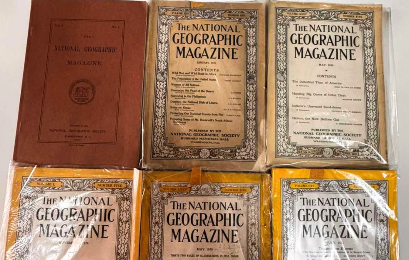Axion Hellas: 1.536 τεύχη National Geographic στη βιβλιοθήκη του σχολείου της Κόνιτσας