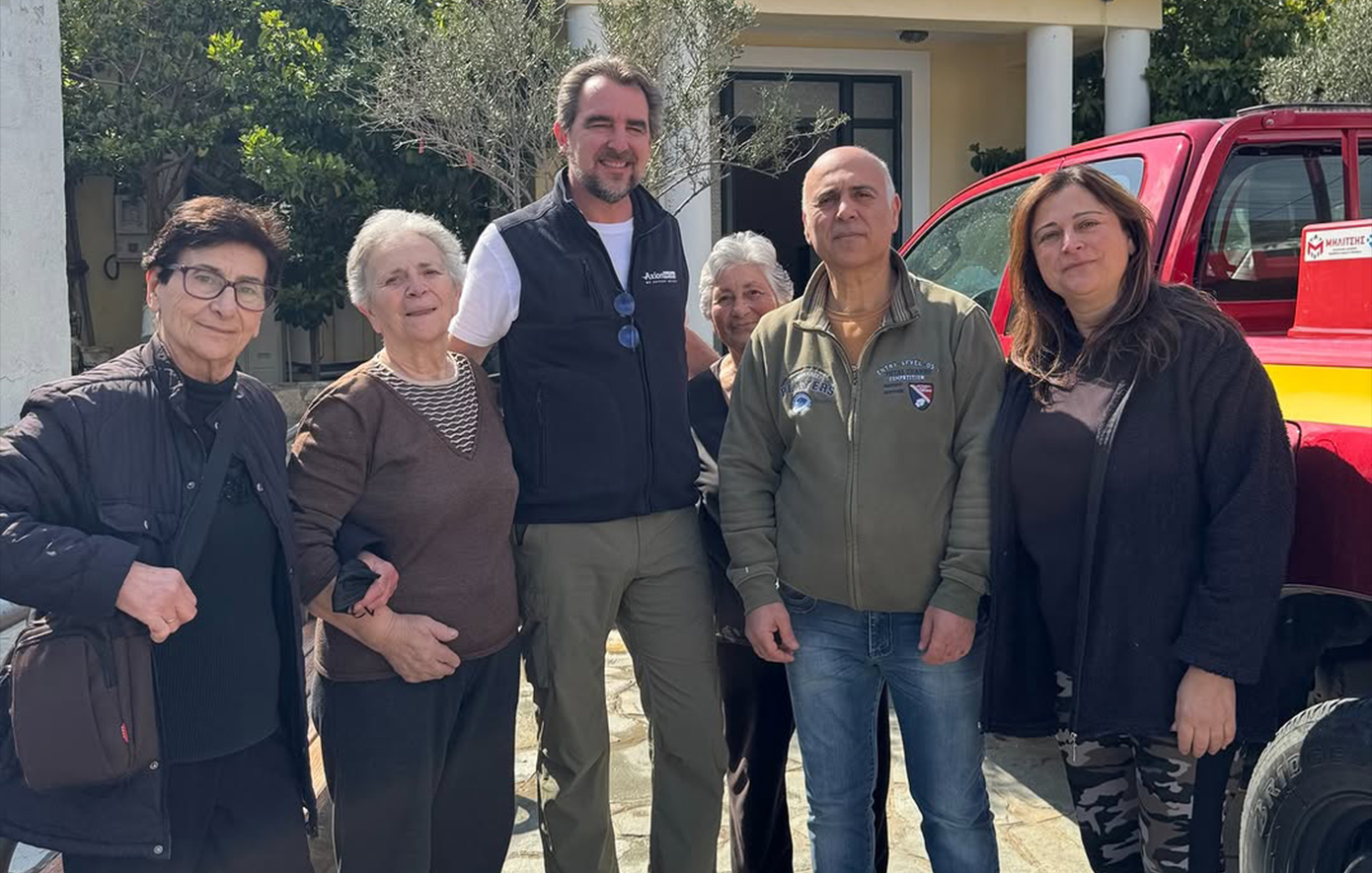 Νικόλαος Ντε Γκρες: Το ταξίδι στην Πάτμο με την Axion Hellas και η θερμή υποδοχή
