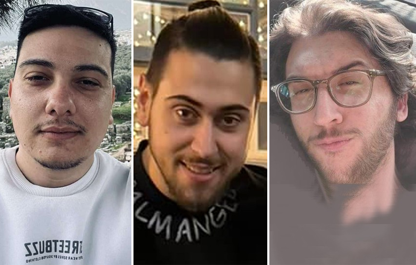 Θρήνος για τον Σωκράτη, τον Γιώργο και τον Παναγιώτη που σκοτώθηκαν στο τροχαίο στη Σπάρτη – Οι τραγικές τελευταίες στιγμές τους