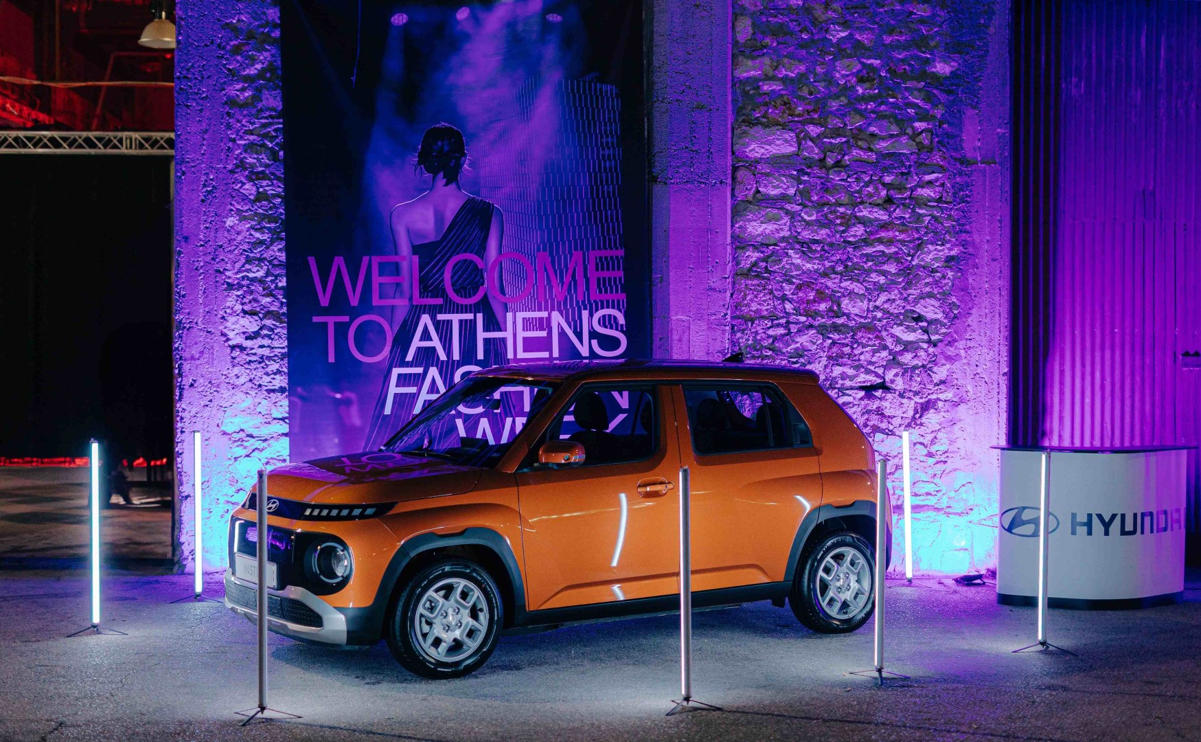 To Hyundai Inster με την Τάμτα στο Athens Fashion Week