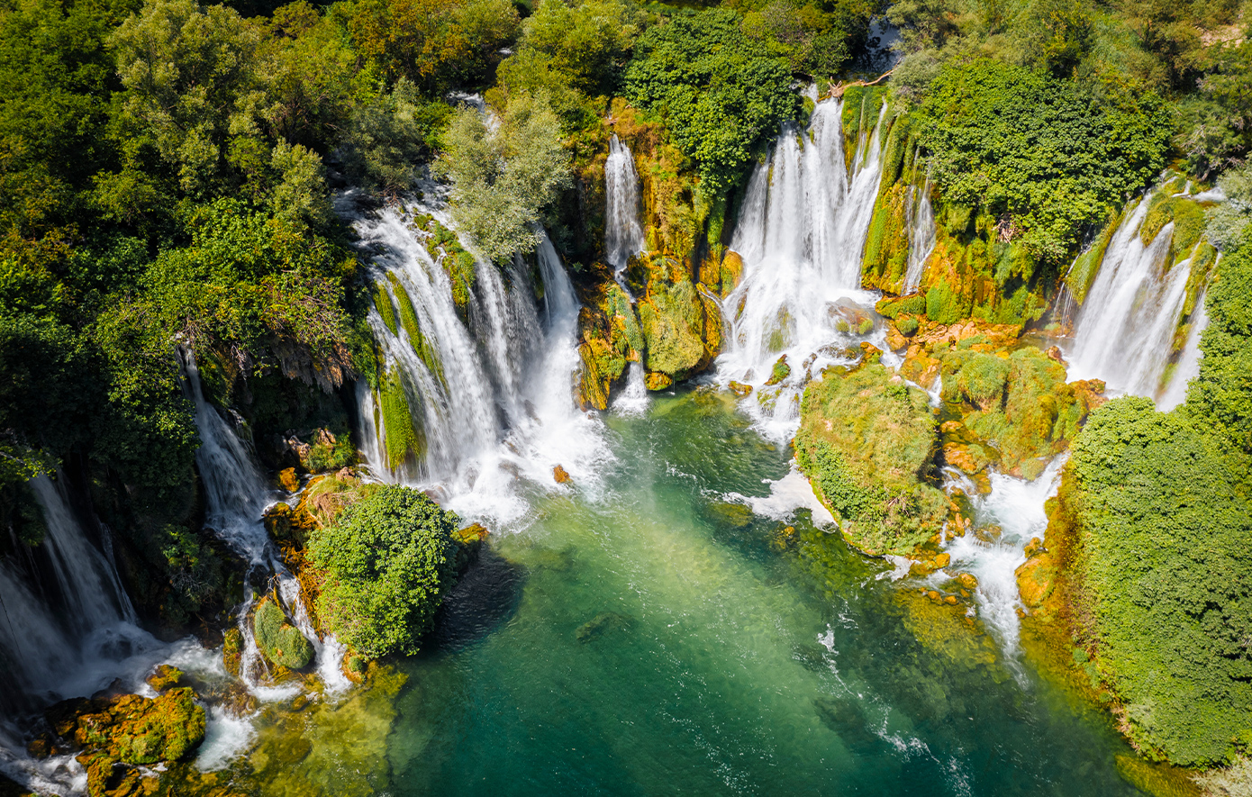 Καταρράκτες Κράβιτσε Βοσνία Καταρράκτες Κράβιτσε Βοσνία