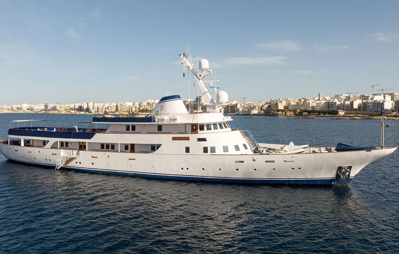 Η θαλαμηγός «Paloma» του Βασίλη Γουλανδρή ξαναβγαίνει προς πώληση από τον Οίκο Fraser