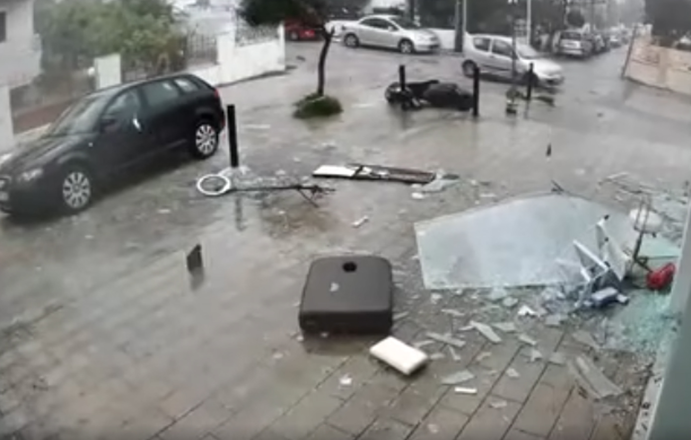 Ρόδος καταστροφή καιρικό φαινόμενο