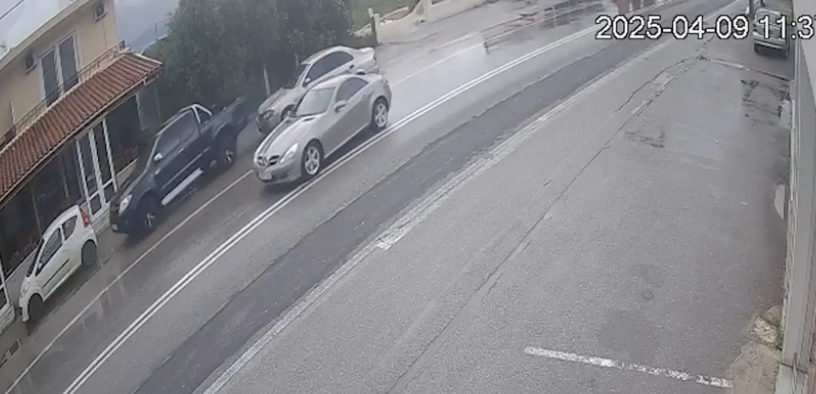 Οδηγός στα Χανιά προκάλεσε τροχαίο και έφυγε σαν κύριος &#8211; Βίντεο από τη σύγκρουση