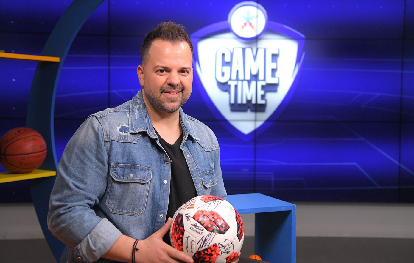 Ο Νίκος Απέργης στο ΟΠΑΠ Game Time