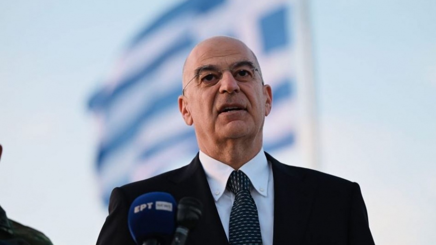 Στο επιτηρητικό φυλάκιο Παναγιάς Οινουσσών ο Ν. Δένδιας