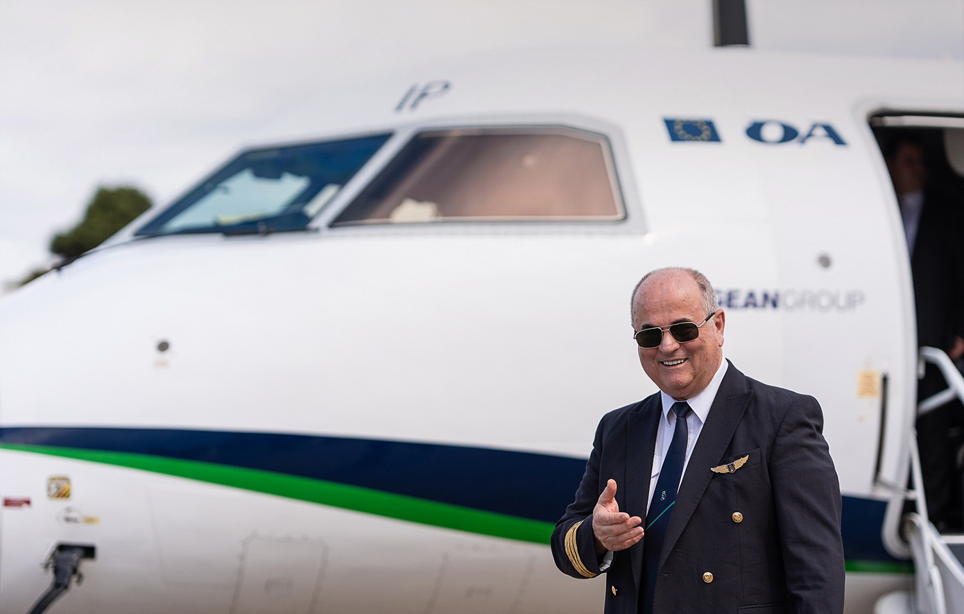 Το Καστελλόριζο τιμά την Olympic Air και τον Κυβερνήτη Θανάση Μαζαράκη στην τελευταία του πτήση
