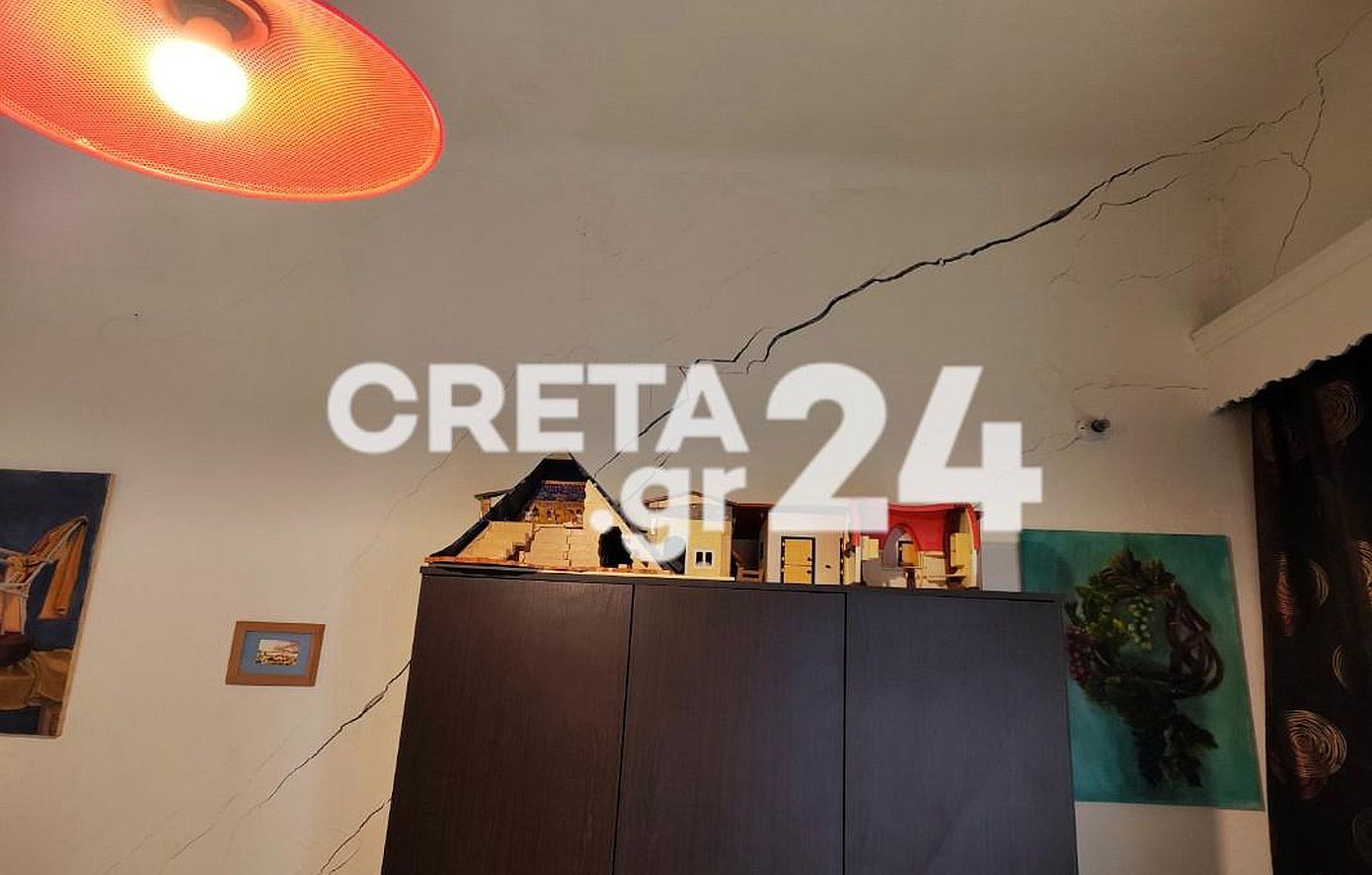 Λέκκας για ρωγμές σε σπίτια στις Βούτες Ηρακλείου: «Όταν το δω από κοντά θα είμαστε σε θέση να καταλάβουμε τι συμβαίνει»