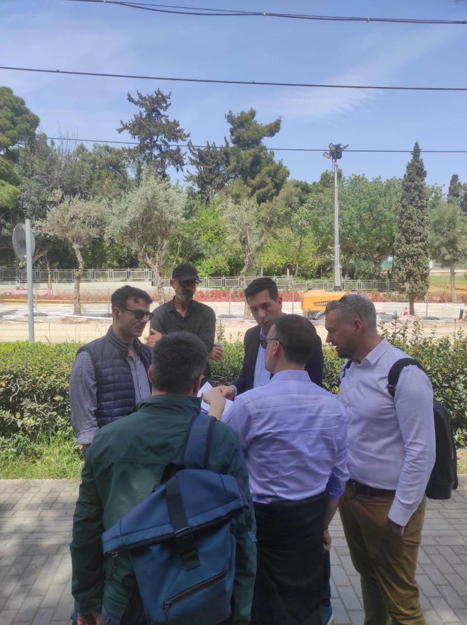 Ο Χάρης Δούκας στα έργα της Βασιλίσσης Όλγας &#8211; Η παράδοση του πεζόδρομου και των δρόμων ήπιας κυκλοφορίας