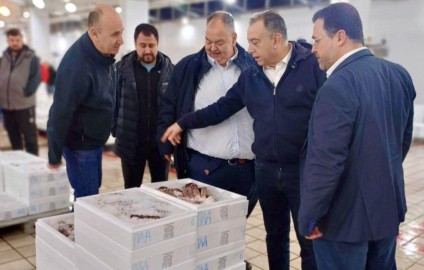 Στην ιχθυόσκαλα Νέας Μηχανιώνας στελέχη του υπουργείου Αγροτικής Ανάπτυξης: «Είμαστε δίπλα στους αλιείς»