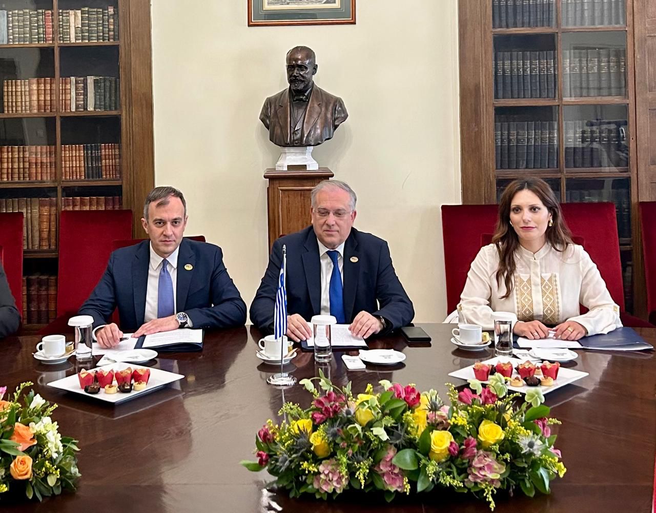 Συνάντηση Θεοδωρικάκου με τους Αιγύπτιους ομολόγους του: Μίλησαν για επενδύσεις στο εμπόριο και τη βιομηχανία