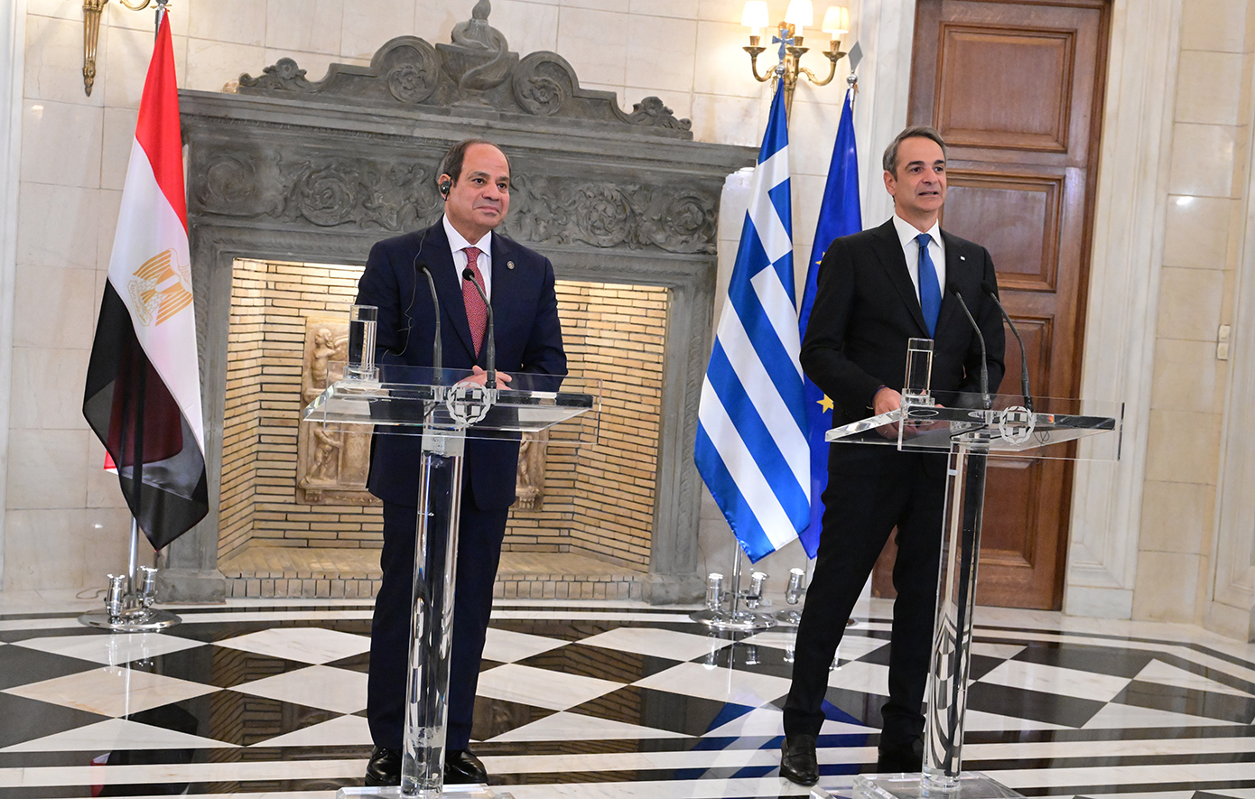 Κυριάκος Μητσοτάκης - Αμπντέλ Φατάχ Αλ Σίσι Κυριάκος Μητσοτάκης - Αμπντέλ Φατάχ Αλ Σίσι