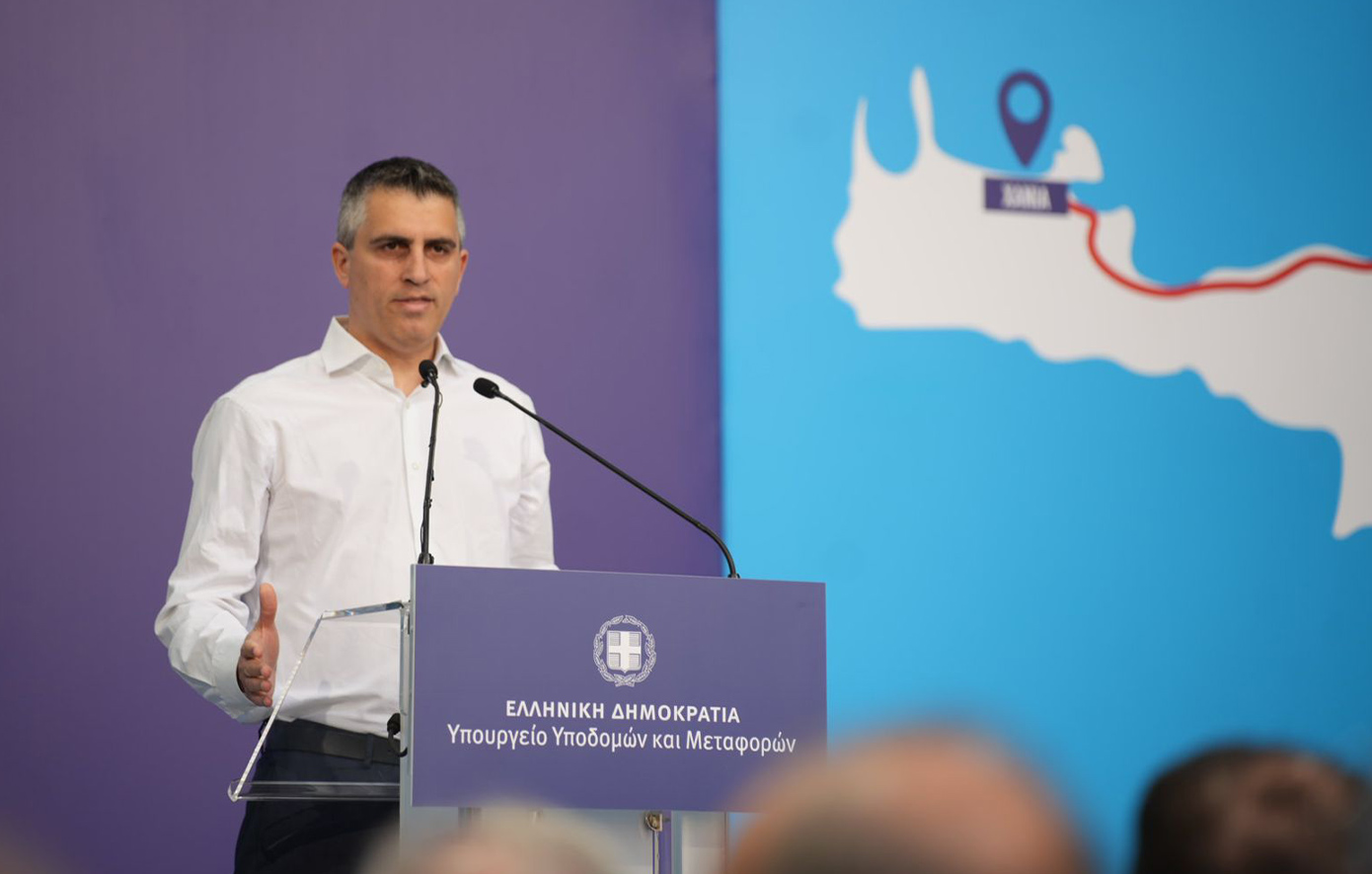 Χρίστος Δήμας: Ιστορική ημέρα η υπογραφή της σύμβασης παραχώρησης για το τμήμα Χανιά-Ηράκλειο του ΒΟΑΚ