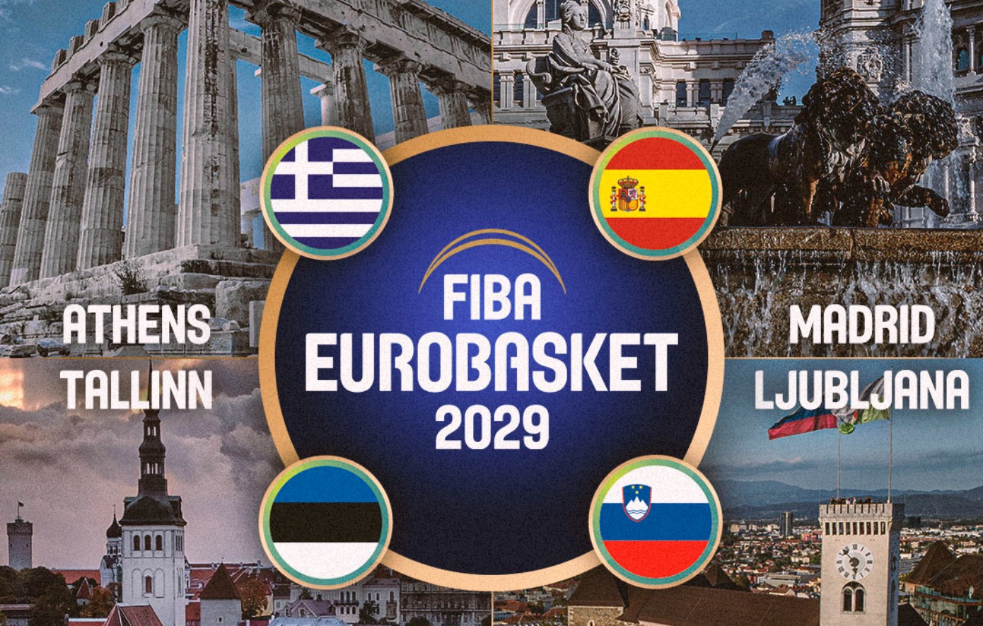 Στην Ισπανία το Eurobasket 2029 &#8211; Αγώνες ομίλου στην Ελλάδα
